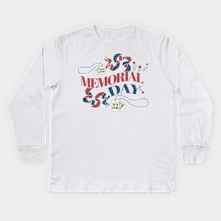 Memorial Day Kids Long Sleeve T-Shirt